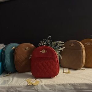 Coach Red Quilted Crossbody Bag